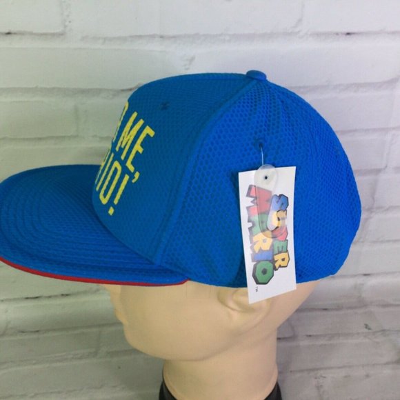 Nintendo Super Mario It's A Me Fabric Snapback Hat - Picture 3 of 8